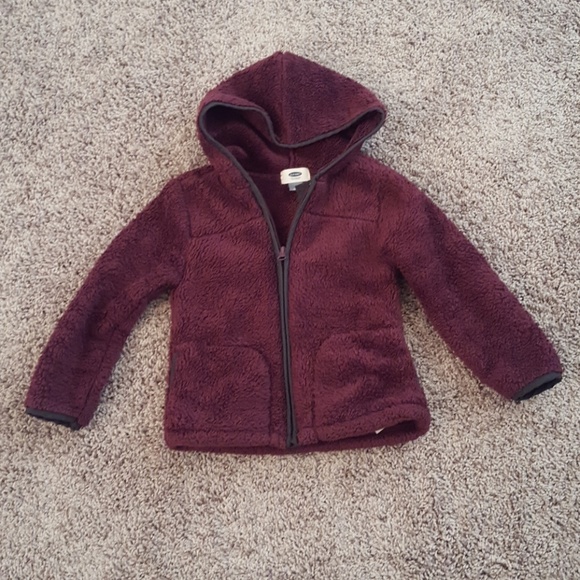 fuzzy jacket old navy
